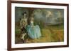 Mr And Mrs Andrews-Thomas Gainsborough-Framed Giclee Print