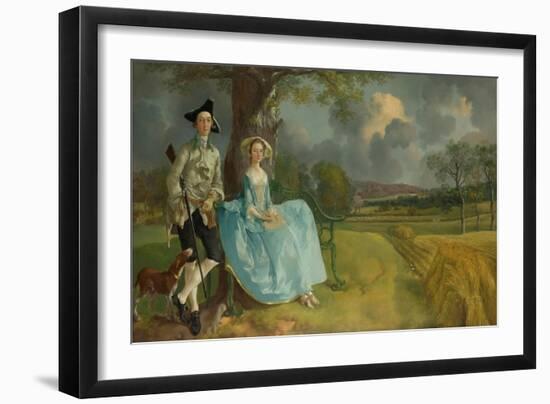 Mr And Mrs Andrews-Thomas Gainsborough-Framed Giclee Print