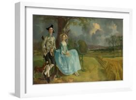 Mr And Mrs Andrews-Thomas Gainsborough-Framed Giclee Print