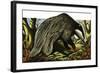 Mr and Mrs Badger at Home-David Pratt-Framed Giclee Print