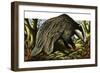 Mr and Mrs Badger at Home-David Pratt-Framed Giclee Print