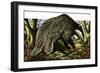 Mr and Mrs Badger at Home-David Pratt-Framed Giclee Print