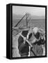 Mr. and Mrs. Conrad Hudgens Who Discovered Gold Mine in Nevada-Peter Stackpole-Framed Stretched Canvas