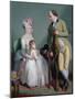 Mr and Mrs Custance of Norwich and their Daughter Frances, C.1786-Sir William Beechey-Mounted Giclee Print