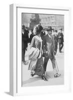 Mr. and Mrs. Enrico Caruso-null-Framed Art Print