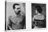 Mr and Mrs Frank Burgh Demonstrate the Art of Tattooing in Usa, 1893-null-Stretched Canvas