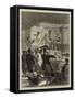 Mr and Mrs Gladstone Witnessing the Carnival Procession at Nice from the Balcony of the Prefecture-null-Framed Stretched Canvas