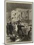 Mr and Mrs Gladstone Witnessing the Carnival Procession at Nice from the Balcony of the Prefecture-null-Mounted Giclee Print