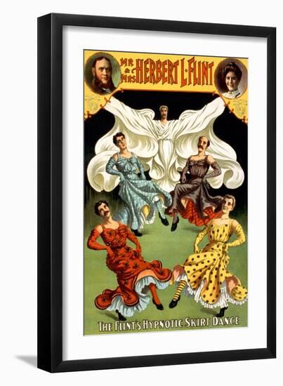 Mr. and Mrs. Herbert L. Flint-null-Framed Art Print