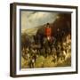 Mr and Mrs Lewis Priestman on Hunters with the Braes of Derwent Hunt in a Landscape-John Charlton-Framed Giclee Print