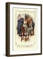 Mr and Mrs Morland's Surprise ......Was Considerable, 1907-Charles Edmund Brock-Framed Giclee Print