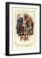 Mr and Mrs Morland's Surprise ......Was Considerable, 1907-Charles Edmund Brock-Framed Giclee Print