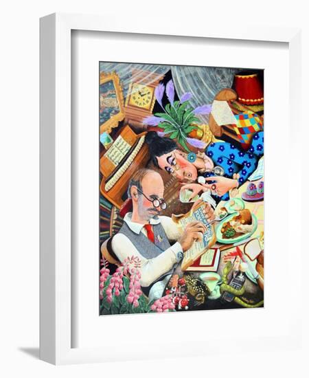 Mr. and Mrs. Pugh as He Plots His Wife's Demise, 2005-Tony Todd-Framed Giclee Print