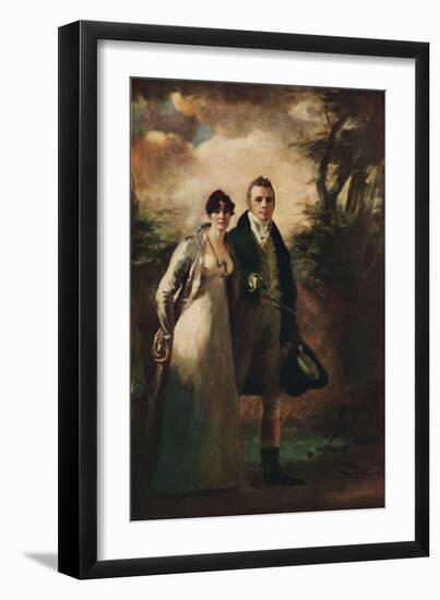 'Mr. and Mrs. Robert Campbell of Kailzie', c1805, (1926)-Henry Raeburn-Framed Giclee Print