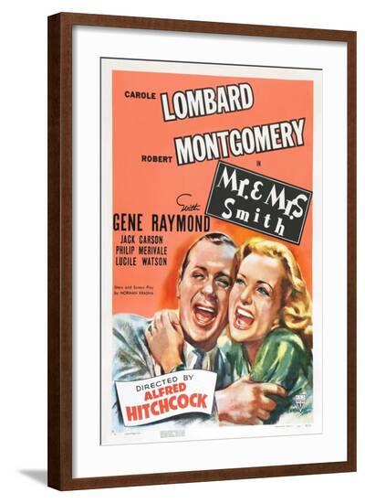 Mr. and Mrs. Smith, 1941--Framed Giclee Print