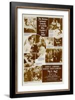 Mr. and Mrs. Smith, Robert Montgomery, Carole Lombard, 1941-null-Framed Art Print