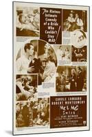 Mr. and Mrs. Smith, Robert Montgomery, Carole Lombard, 1941-null-Mounted Art Print