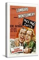 Mr. and Mrs. Smith, Robert Montgomery, Carole Lombard, 1941-null-Stretched Canvas