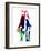 Mr. and Mrs. Smith Watercolor-Lana Feldman-Framed Art Print