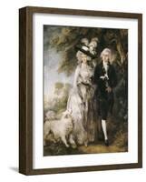 Mr and Mrs William Hallett ('The Morning Walk')-Thomas Gainsborough-Framed Art Print