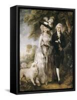 Mr and Mrs William Hallett ('The Morning Walk')-Thomas Gainsborough-Framed Stretched Canvas
