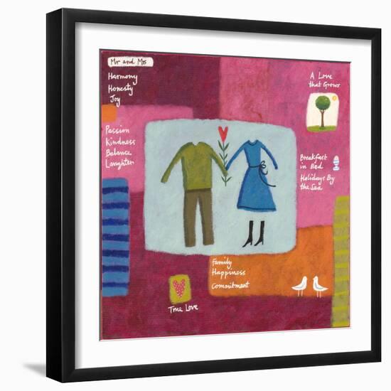 Mr and Mrs-Sophie Harding-Framed Giclee Print