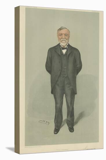 Mr Andrew Carnegie-Sir Leslie Ward-Stretched Canvas