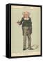 Mr Anthony Trollope, a Novelist, 5 April 1873, Vanity Fair Cartoon-Carlo Pellegrini-Framed Stretched Canvas