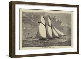 Mr Ashbury's Yacht Livonia-Charles Ricketts-Framed Giclee Print