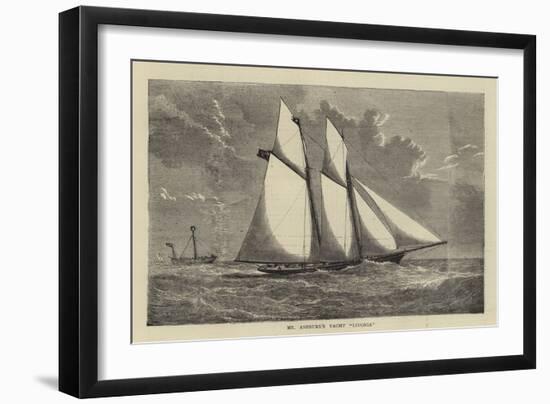 Mr Ashbury's Yacht Livonia-Charles Ricketts-Framed Giclee Print