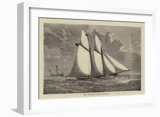 Mr Ashbury's Yacht Livonia-Charles Ricketts-Framed Giclee Print