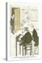 Mr Austin Dobson and Mr Edmund Gosse Composing a Ballade, 1904-Max Beerbohm-Stretched Canvas