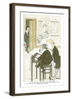 Mr Austin Dobson and Mr Edmund Gosse Composing a Ballade, 1904-Max Beerbohm-Framed Giclee Print