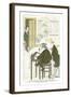 Mr Austin Dobson and Mr Edmund Gosse Composing a Ballade, 1904-Max Beerbohm-Framed Giclee Print