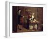 Mr. B. Finds Pamela Writing, Illustration from Richardson's Pamela-Joseph Highmore-Framed Giclee Print