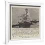 Mr B H Howell, Winner of the Wingfield Sculls-null-Framed Giclee Print