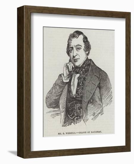 Mr B Webster-Charles Baugniet-Framed Giclee Print