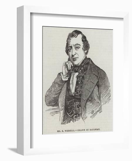 Mr B Webster-Charles Baugniet-Framed Giclee Print