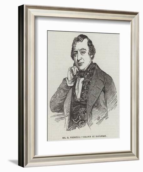 Mr B Webster-Charles Baugniet-Framed Giclee Print