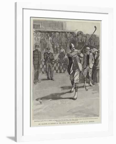 Mr Balfour, as Captain of the Royal and Ancient Golf Club, at St Andrews-null-Framed Giclee Print