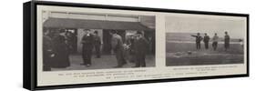 Mr Balfour at the Manchester City V Stoke Football Match-null-Framed Stretched Canvas