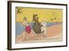 (Mr Bear) "Oh! its Not Fair You'Re Too Quick"-null-Framed Giclee Print