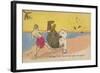 (Mr Bear) "Oh! its Not Fair You'Re Too Quick"-null-Framed Giclee Print