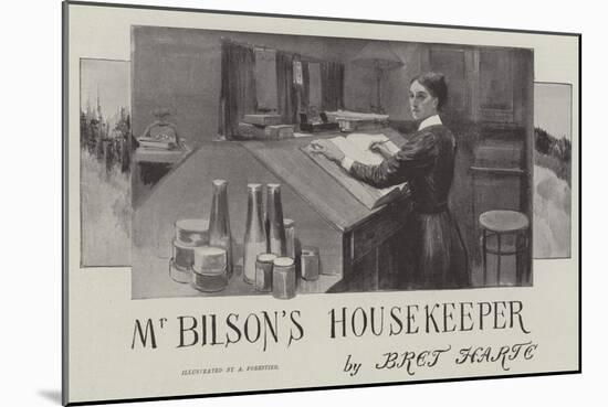 Mr Bilson's Housekeeper-Amedee Forestier-Mounted Giclee Print