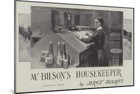 Mr Bilson's Housekeeper-Amedee Forestier-Mounted Giclee Print