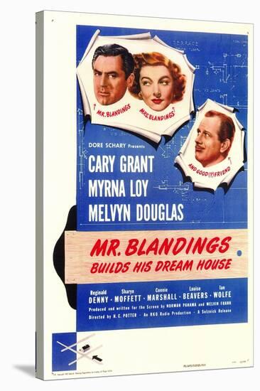 Mr. Blandings Builds His Dream House, 1948-null-Stretched Canvas