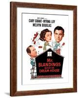 Mr. Blandings Builds His Dream House, Melvyn Douglas, Myrna Loy, Cary Grant, 1948-null-Framed Photo