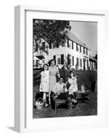 Mr. Blandings Builds His Dream House, Sharyn Moffett, Myrna Loy, Cary Grant, Connie Marshall, 1948-null-Framed Photo