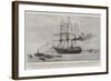 Mr Borchgrevink's Antarctic Expedition, Departure of the Southern Cross from Hobart, Tasmania-Joseph Nash-Framed Giclee Print