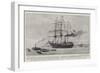 Mr Borchgrevink's Antarctic Expedition, Departure of the Southern Cross from Hobart, Tasmania-Joseph Nash-Framed Giclee Print